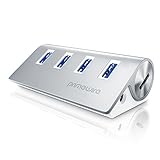 CSL - USB Hub 3.0-4 Port Verteiler - Datenhub kompatibel mit PC Notebook Laptop Apple MacBook MacBook Air Pro Mini iMac MacPro Tablet PS4 UVM. - Plug and Play - Hot Plug - Windows, Linux und MacOS