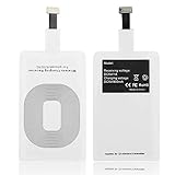 ASHATA Wireless Qi Receiver,Wireless Ladegerät Empfänger Qi Ladeempfänger Charging Receiver,Universal Ladeempfänger Adapter Modul Chip Aufladen Empfänger(Für iPhone)