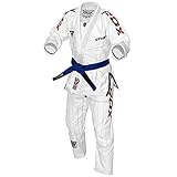 RDX Anzug Brazilian Jiu-Jitsu Suit, White, A3