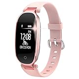 WOWGO Fitness Tracker mit Pulsmesser, Schlanke Sport Activity Tracker Watch, wasserdichte Schrittzähler Uhr mit Schlaf Monitor, Step Tracker für Kinder, Frauen und Männer