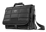 Trust GXT 1270 Laptop Tasche (für 16 Zoll Laptops, Notebook Tasche, 4 zusätzliche Fächer, 40 cm x 30 cm, Abnehmbarer und verstellbarer Schultergurt) schwarz