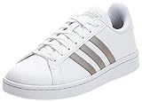 Adidas GRAND COURT, Damen Hallenschuhe, Mehrfarbig (Ftwbla/Metpla/Ftwbla 000), 39 1/3 EU (6 UK)