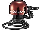Voxom Klingel KL15 für 22, 2-31, 8mm Lenker, O-Ring Befestigung, Messing, rot, ATIBL0256 Klingeln & Hupen, m