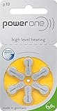 30 Stück (5 Blister) Varta Powerone Typ 10 Hörgerätebatterie Zinc Air P10 PR70 ZL4 mit 2 Stück LUXTOR® Reinigungstücher für Hörgeräte und Otoplastiken