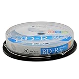 Xlayer BD-R, 25 GB, 6 x Leere Blu-ray-Disks im Hutschachtelformat, (10er-Packung)