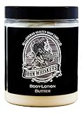 John Whiskers Lotion-Butter - Made in Germany - Feuchtigkeitspflege Bodylotion mit Kakao- und Sheabutter für trockene Männer-Haut - 300ml XXL-Tiegel