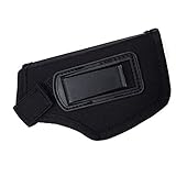 A/H Taktische Pistolentaschen Training Cosplay, Taktische Linkes Beinholster Pistolenholster, Gürtelholster Schwarz Oberschenkelholster Halfter (Schwarz)
