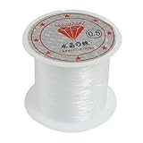 Sourcingmap® 0.5mm Durchmesser Durchsichtig Nylon Fisch Angelschnur Schnur Spule Rolle NEU de de