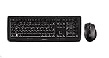CHERRY DW 5100 drahtlose Tastatur (Deutsch, USB) mit optische Maus (1000 / 1750 dpi, 5 Tasten)