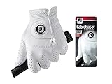FootJoy Herren Golfhandschuh CabrettaSof für Linkshänder, Weiß, M