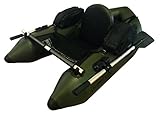 Kinetic Admiral Float Tube - Belly Boat, Boot mit Rudern, Pumpe und Taschen, Sehr Hoher Komfort, langlebiges Dickes PVC Material