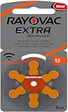 VARTA Rayovac Extra Advanced Zink Luft Hörgerätebatterie (in der Größe 13er Pack Frustfrei-Pack, mit 60 Batterien, geeignet für Hörgeräte Hörhilfen Hörverstärker) orange