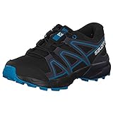 Salomon Kinder Trail Running Schuhe, SPEEDCROSS J, Farbe: schwarz/blau (Black/Graphite/Hawaiian Surf), Größe: EU 31