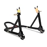 ConStands - Motorrad Montageständer Kawasaki Ninja 300 / Ninja 650 Schwarz-Matt Hinten XM Racing