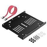 Inateck Festplattenhalterung 2,5 Zoll auf 3,5 Zoll Adapter mit SATA-Datenkabel, für SSD und HDD, SA04006