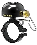 Lezyne Unisex – Erwachsene Classic Brass Klingel, schwarz, 32mm