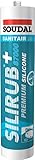 Soudal Silirub+S7000 Premium Sanitär Silikon 310 ml Kartusche - anthrazit