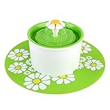 MVPower Katzen- und Hundetrinkbrunnen Haustier Blumentrinkbrunnen Trinkbrunnen für Katzen und Hunde Automatisch Leise Haustier Wasserbrunnen Wasserspender mit Aktivkohlefilter