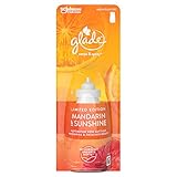 Glade (Brise) Sense & Spray Nachfüller (für Glade Lufterfrischer Gerät), Mandarin & Sunshine, 8er Pack (8 x 18 ml)