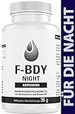 Vihado F-BDY Night – Kapseln für einen normalen Stoffwechsel – koffeinfrei für die Nacht – normaler Fettstoffwechsel mit Cholin – auch für Keto Diät geeignet – für Männer und Frauen – 60 Kapseln