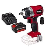 Einhell Akku-Schlagschrauber TE-CW 18 Li BL Power X-Change (Li-Ion, 18 V, 215 Nm, LED Licht, Kfz-geeignet, Bit-Adapter zum Schrauben, inkl. 4,0 Ah Akku und Ladegerät)