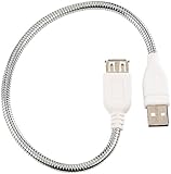 Pearl USB Adapter Kabel: USB-Verlängerung mit Schwanenhals, 30 cm (USB Stick Verlängerung)