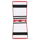 VGEBY Golf Scorecard Inhaber PU Leder Scoring Book Golf Score Card Keeper für Outdoor-Sport Golf Zubehör