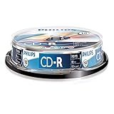 Philips CR7D5NB10/00 CD-R Rohlinge 80 Min 52x 700MB 10er Spindel