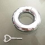 Penis Ring Cock Ringe Edelstahl Mannes Schwanz Ring Enhancer Keuschheit Ringe Mit Schraubenschlüssel Und Schraube Metall Hodensack Anhänger Cock Ring Hodenring,33mm