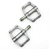 Willyn Kugellager Trekking Rennrad Fahrrad Pedale Fahrradpedale Anti-Rutschpedale JT35&JT36 (Typ 2 Titanium)