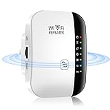 KKSH WLAN Repeater, WLAN Verstärker 300Mbit/s 2,4GHz WiFi Range Extender, Fast-Ethernet Port, WPS Taste, Mini WLAN Verstaerker Receiver Kompatibel mit Allen WLAN Geräte