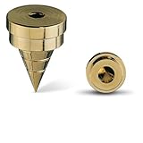 Oehlbach Spike S 2000 - Hochwertiges Spike-Set aus Vollmetal mit Unterlegscheibe | Perfekt für kleine & große Lautsprecher - 4 Stück - schwarz