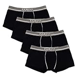 Fabio Farini - Herren Boxershorts 4er Pack Retroshorts aus Baumwolle bequem mit Stretch-Anteil