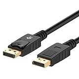 Rankie Verbindungskabel DisplayPort (DP) auf DisplayPort(DP), 4K-Auflösung Bereit Kabel, 1.8m, Schwarz