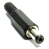 5,5 x 2,5 mm DC Strom Löten Stecker Ende Für Videoüberwachung CCTV Kabel Strain Relief