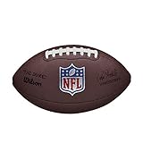 Wilson American Football NFL Duke Replica, Mischleder, Offizielle Größe, Braun, WTF1825XBBRS