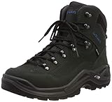 Lowa Herren Renegade GTX MID Trekking- & Wanderstiefel, Schwarz (Antracite/Blu Acciaio 9780), 43.5 EU