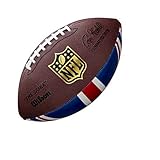 Wilson Unisex-Adult NFL UNION JACK OFF SZ FB XB American Football, BROWN, OFFICIAL