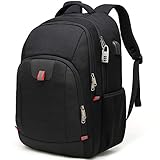 Laptop Rucksack Herren Anti-Diebstahl Rucksack für 17 zoll Laptop Schulrucksack Daypack Multifunktion Business Notebook Taschen Wasserdicht Großer mit USB Ladeanschluss für Arbeit Reisen,für Männer