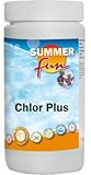 Summer Fun 502010790 Chlor Plus schnell wirkende Aktivsauerstoff-Chlorkombination, 1 kg