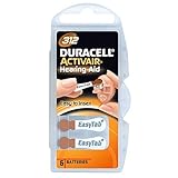 Duracell Activair Hörgeräte Batterien 1,4V 180mAh PR41 Typ 312 - 6er Blister (TYP 312 6er Pack, 10x)
