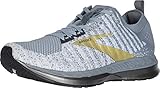 Brooks Mens Bedlam 2 Running Shoe - Grey/White/Gold - D - 9.5