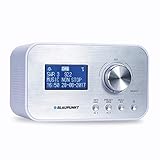 BLAUPUNKT CLRD 30 Radiowecker | Digital Radio DAB+ | Uhrenradio mit USB Ladefunktion | zwei Weckzeiten | Snooze Funktion und Sleeptimer |6 Watt RMS |RDS (Senderanzeige) | weiß