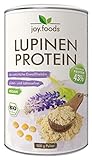 joy.foods Bio Lupinenprotein, pflanzliche Eiweißquelle, vegan, 43% Eiweiß, 500 g