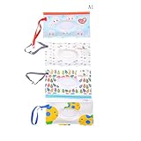 FADACAI 4 x Feuchttücherbeutel für Babys, wiederverwendbar, nachfüllbar, für Feuchttücher, tragbar, für Reisen