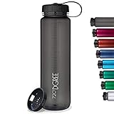 720°DGREE Trinkflasche “simplBottle“ - 1l - Deine Auslaufsichere Wasserflasche - Die Sportflasche für Sport, Gym, Fitness, Fahrrad, Kinder, Schule & Büro - BPA-Frei