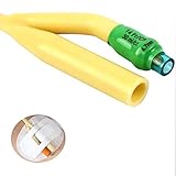 ZXCWE Latex Harnkatheter Einweg, 12pcs Sterile Doppel Lumen Katheter Harnkatheter Katheter Fixierung Aufkleber Set, Bedridden Patient Single-use