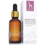 BIO-Retinol Serum HOCHDOSIERT - 2,5% Retinol Anti-Aging Formel mit Hyaluronsäure und Hamamelis - VEGAN - 30 ml MADE IN GERMANY - Feuchtigkeitsspendende Gesichtspflege, gegen Falten