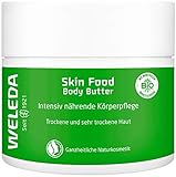WELEDA Skin Food Body Butter vegane Körperpflege, reichhaltige Naturkosmetik Feuchtigkeitspflege mit Shea- und Kakaobutter für trockene und raue Haut (1 x 150 ml)