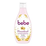 bebe Pfirsichfrisch fruchtige Cremedusche, Mit süßem Pfirsichduft, Alle Hauttypen, Duschgel, 250 ml